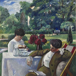 Tea Time at the Villa Flora, Winterthur, 1912