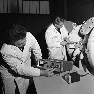 Technicians working at the Park Gate Iron & Steel Co, Rotherham, South Yorkshire, 1966