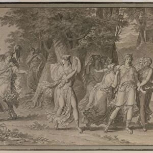 Telemachus, Urged by Mentor, Leaving the Island of Calypso, 1800. Creator: Charles Meynier