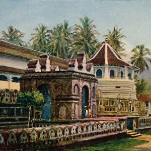 The Temple of the Sacred Tooth, Kandy, 1913. Artist: Thyra Creyke-Clark