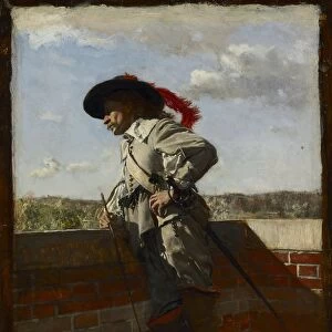 On a Terrace, 1867. Creator: Ernest Meissonier (French, 1815-1891)