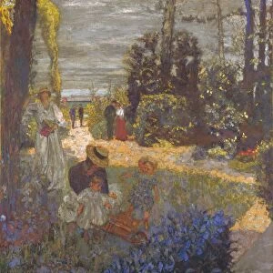 The Terrace at Vasouy, the Garden, 1901. Artist: Vuillard, Edouard (1868-1940)