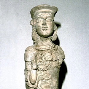 Terracotta statuette of the goddess Lama, Susa, 2nd millenium BC