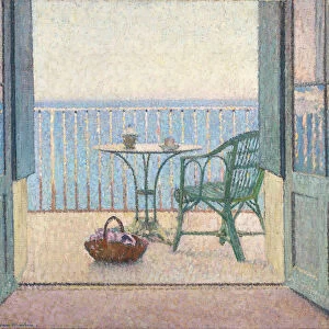 Terrasse ala fenetre, c. 1925. Creator: Martin, Henri (1860-1943)