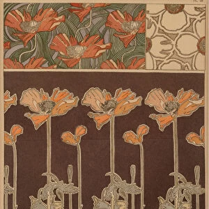 Textile design, c. 1900