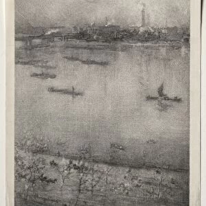 The Thames, 1896. Creator: James McNeill Whistler (American, 1834-1903)