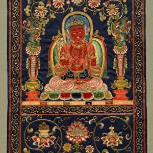Thangka with the Seventh Bodhisattva, 1368 - 1424. Creator: Unknown