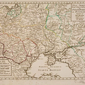 The theater of the Russo-Turkish War. Poland, Turkey and Russia, 1770