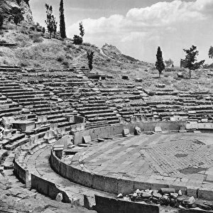 Theatre of Dionysus, Athens, 1937. Artist: Martin Hurlimann