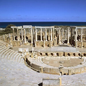 The theatre, Leptis Magna, Libya