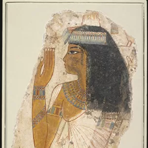 Thepu, mother of Nebamun of Thebes, ca 1390-1353 B. C Artist: Ancient Egypt