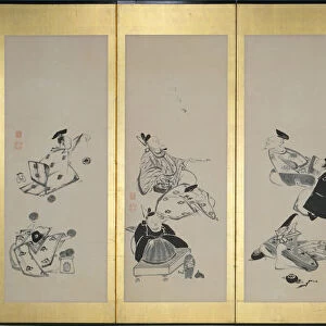 The Thirty-Six Immortal Poets, 1798. Artist: Jakuchu, Ito (1716-1800)