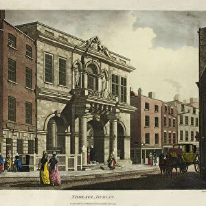 Tholsel, Dublin, published June 1793. Creator: James Malton