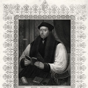 Thomas Cranmer, Archbishop of Canterbury, 19th century. Artist: J Cochran