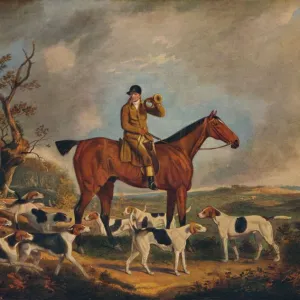 Thomas Oldaker on Pickle with his Hounds, c19th century, (1922)