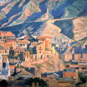 Tiflis, 1918. Artist: Lanceray (Lansere), Evgeny Evgenyevich (1875-1946)