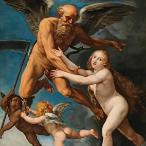 Time abducting truth, c. 1630. Creator: Cesari, Giuseppe (1568-1640)