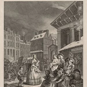 The Four Times of Day: Morning, 1738. Creator: William Hogarth (British, 1697-1764)