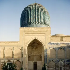 Timurs Tomb, (Tamberlaine), Gur-e-Amir Mausoleum, Samarkand, c20th century. Artists: CM Dixon, Unknown