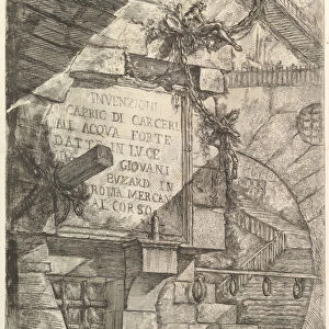 Title Page, from Carceri d invenzione (Imaginary Prisons), ca. 1749-50