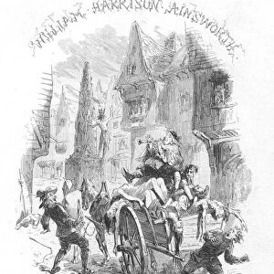 Title page of Old Saint Pauls by William Harrison Ainsworth, 1855. Artist: Hablot Knight Browne
