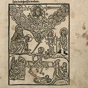 Title page of Regimen wider die Pestilenz by Philipp Culmacher, c. 1495