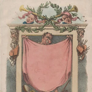 Title Page, Rowlandsons Caricature Magazine, 1808. 1808. Creator: Thomas Rowlandson