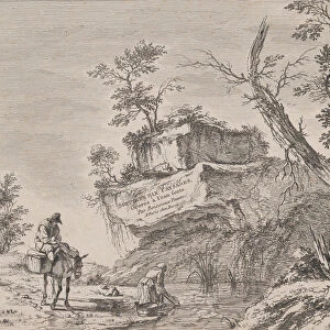 Title-Page to a Series of Ten Landscapes, 1763. Creator: Jean-Jacques de Boissieu