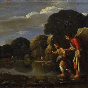 Tobias and the Archangel Raphael returning with the Fish, End of 16th century