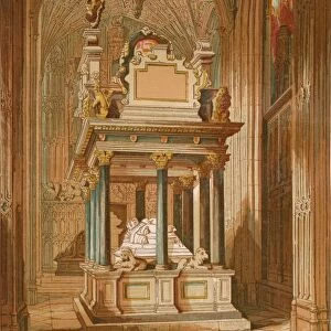 Tomb of Queen Elizabeth. - Westminster Abbey, c1845, (1864)