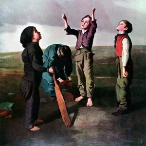 Tossing for Innings, 19th century (1912). Artist: Henry Dixon