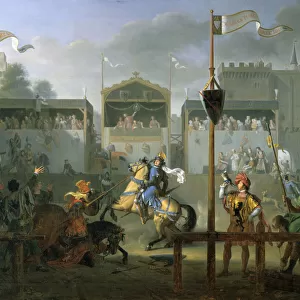 The Tournament, 1812. Artist: Pierre Henri Revoil