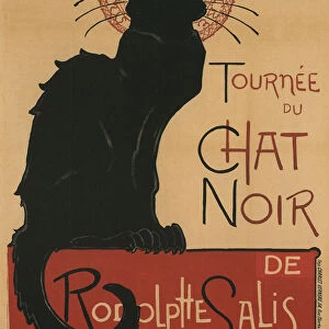 Tournee du Chat Noir, 1896. Artist: Steinlen, Theophile Alexandre (1859-1923)