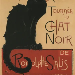 Tournee du Chat Noir, 1896. Artist: Steinlen, Theophile Alexandre (1859-1923)