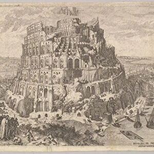 The Tower of Babel. Creator: Anton Joseph von Prenner