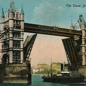The Tower Bridge, 1915, (c1900-1930)