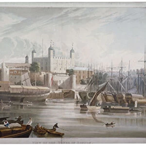 Tower of London, 1819. Artist: Daniel Havell
