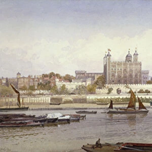 Tower of London, 1893. Artist: John Crowther