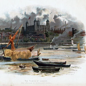 The Tower of London, England, 1895. Artist: C Wilkinson