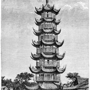 The Tower of Long-Hua, Shanghai, China, 1895
