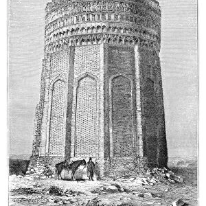 The Tower of Meimandan, Persia (Iran), 1895