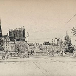 The Towers of Notre-Dame, 1915. Artist: William Walker