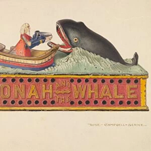 Toy Bank: "Jonah and the Whale", c. 1939. Creator: Rose Campbell-Gerke