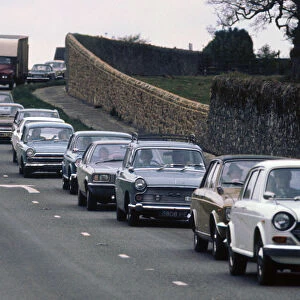 Traffic Jam, UK early 1970 s. Creator: Unknown