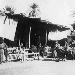 Tramcar, Kazimain road, Baghdad, Iraq, 1917-1919