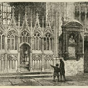 Transept of the Martyrdom, Canterbury Cathedral, 1890. Creator: Unknown