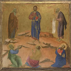The Transfiguration of Jesus, ca 1308-1311. Artist: Duccio di Buoninsegna (1260-1318)