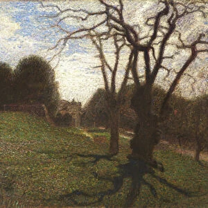 Trees and clouds at Villa Borghese, 1906