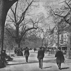 Tremont Street and The Common, Boston, USA, c1900. Creator: Unknown