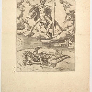 The Triumph of Divinity or Eternity from The Triumphs of Petrarch, ca. 1548-49